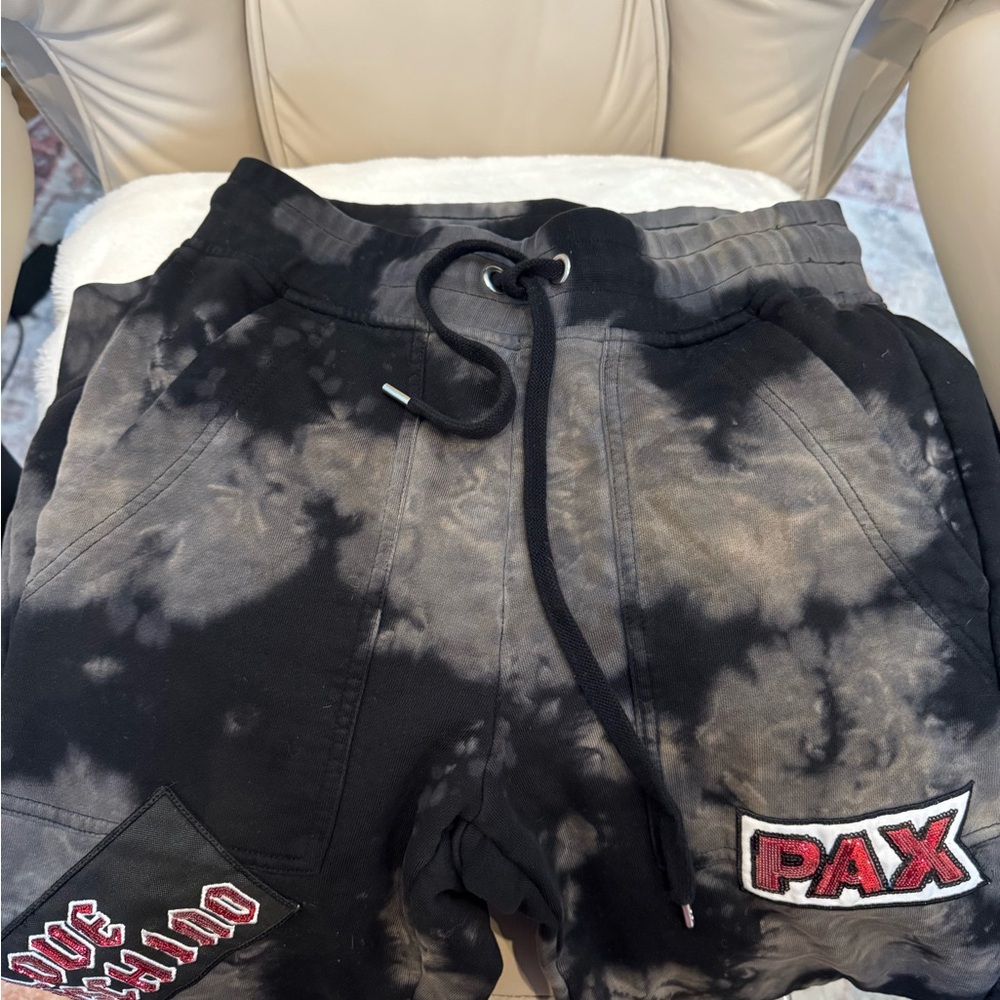 Love Moschino Black Tie-Dye Pants